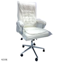 كرسي مكتب جلد دوار وثابت عدة الوان