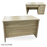 مكتب مع ادراج عدة مقاسات وألوان