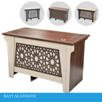 مكتب مقاس 100و120 سم عدة ألوان