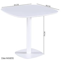 طاولة خشب عدة مقاسات ابيض