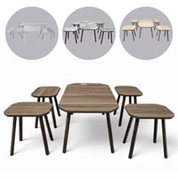 طقم طاولات خدمة وسط تركية عدة الوان