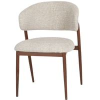 طقم 2 كرسي بيج وخشبي