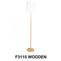 اضاءة طويلة لون خشبي