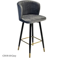 كرسي بار مخمل عدة ألوان