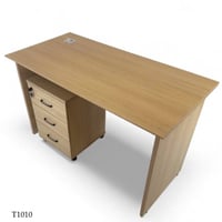 مكتب مع ادراج 120سم عدة الوان