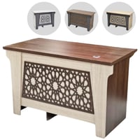 مكتب مقاس 100و120 سم عدة ألوان