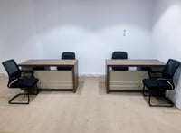 مكتب 140و160 سم لون خشبي