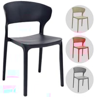 طقم 4 كراسي بلاستيك عدة ألوان