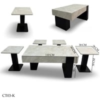 طقم 4و6 طاولات وسط عدة ألوان