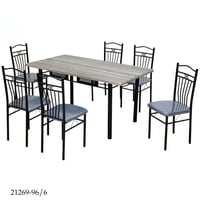 طقم طاولة و6 كراسي عدة ألوان