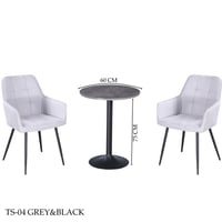 طقم طاولة وكرسيين عدة ألوان