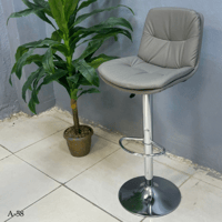 كرسي بار جلد مودرن عدة الوان