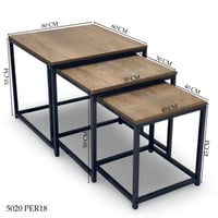 طقم طاولات خدمة عدة ألوان