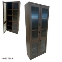 دولاب ملفات زجاج عدة الوان