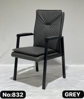 طقم 2 كراسي مكتب جلد عدة الوان