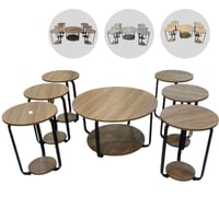 طقم طاولات وسط عدة الوان