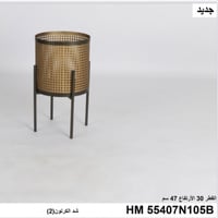 مركن زرع قصير حجم كبير لون بني