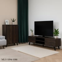 طقم طاولة تلفاز 160سم عدة الوان