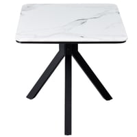 طاولة سيراميك أبيض 60و70 سم