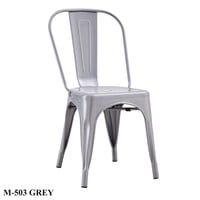 طقم 4 كراسي معدن متعدد الألوان