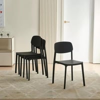 طقم 4 كراسي فايبر عدة الوان