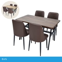 طقم طاولة طعام 4 كراسي عدة الوان