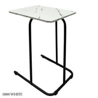 طقم 4 طاولات خشب بأرجل حديد عدة ألوان