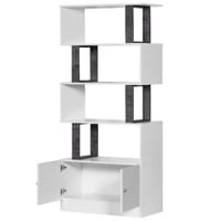 وحدة تخزين خشب عدة ألوان