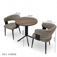 طقم طاولة وكرسيين عدة الوان