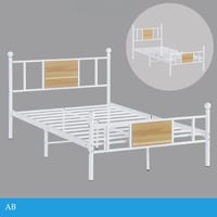 سرير لون ابيض عدة مقاسات