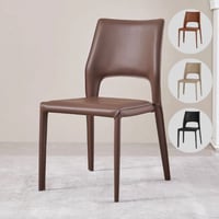 طقم 2كراسي طعام وكوفي جلد عدة الوان