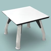 طاولة شاي مكتبية لون ابيض