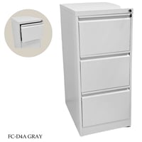 أدراج معدنية لون رمادي عدة مقاسات