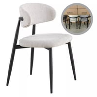 طقم 2كراسي طعام وكوفي عدة الوان