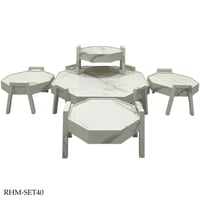 طقم طاولات أرضية تركي عدة ألوان