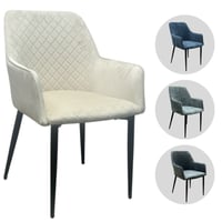 طقم 2 كراسي مخمل عدة ألوان