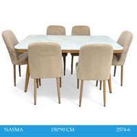 طقم طاولات طعام رخام 6 كراسي عدة الوان