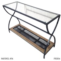 مدخل راتان وزجاج عدة ألوان