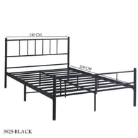 سرير أسود عدة مقاسات