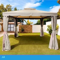 مظلات خارجية عدة مقاسات لون بيج