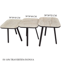 طقم طاولات تركي عدة الوان