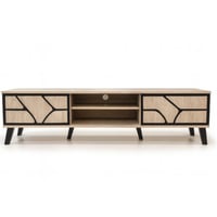 طاولة تلفزيون 160و180 سم لون بيج