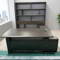 طقم مكتب مدراء 240سم مع دولاب وطاوله