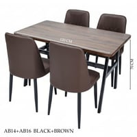 طقم طاولة طعام 4 كراسي عدة الوان