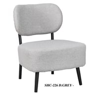 طقم 2 كراسي قماش وفرو عدة ألوان