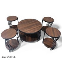 طقم طاولات وسط عدة الوان