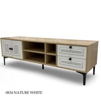 طاولات بلازما راتان 140و160و180 سم عدة ألوان