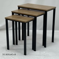 طقم طاولات خدمة مدرج عدة الوان