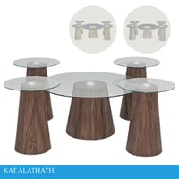 طقم طاولات وسط عدة الوان