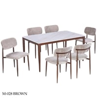 طقم طاولة طعام رخام 4و6 كراسي عدة ألوان